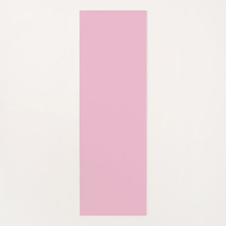 Hint of Cherry Pink Solid Color Pastel Shade Yoga Mat