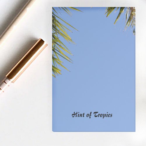 Hint of the Tropics Palm Fronds Blue Sky Post_it Notes