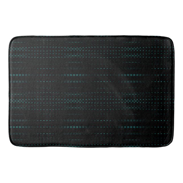 Hinted Teal Bath Mat (Front)