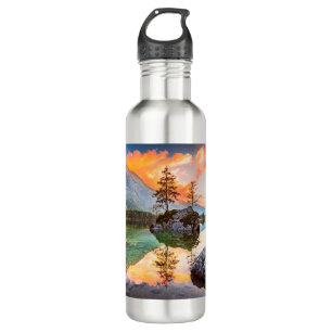 Hintersee Lake, Bavaria, Germany Stainless Steel Water Bottle