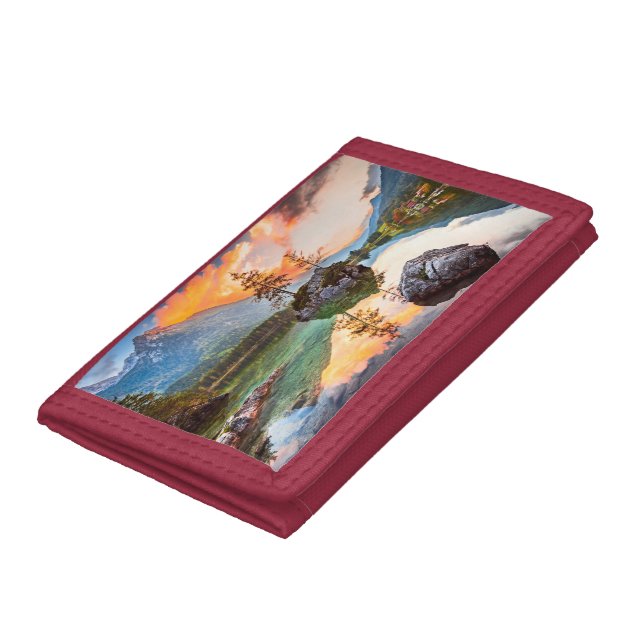 Hintersee Lake, Bavaria, Germany Trifold Wallet (Bottom)