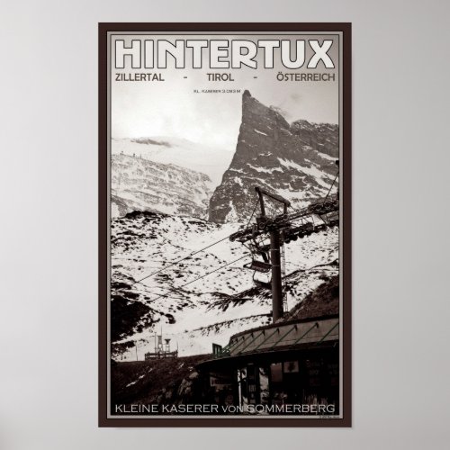 Hintertux _ Kleine Kaserer Poster