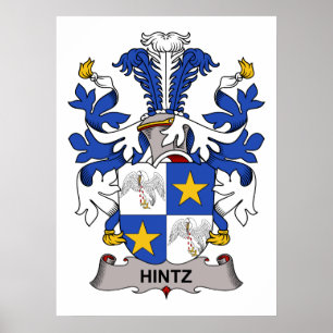 Hintz Family Crest Poster