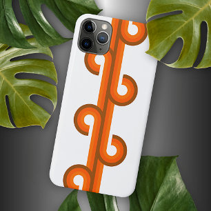 Hip Abstract Wave Curls Fusion Fine Art Pattern iPhone 11 Pro Max Case