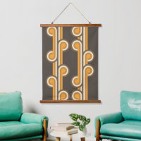 Hip Abstract Wave Curls Industrial Fusion Fine Art