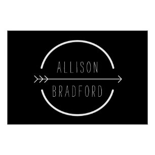 Hip and Rustic Arrow Black Logo Download Poster