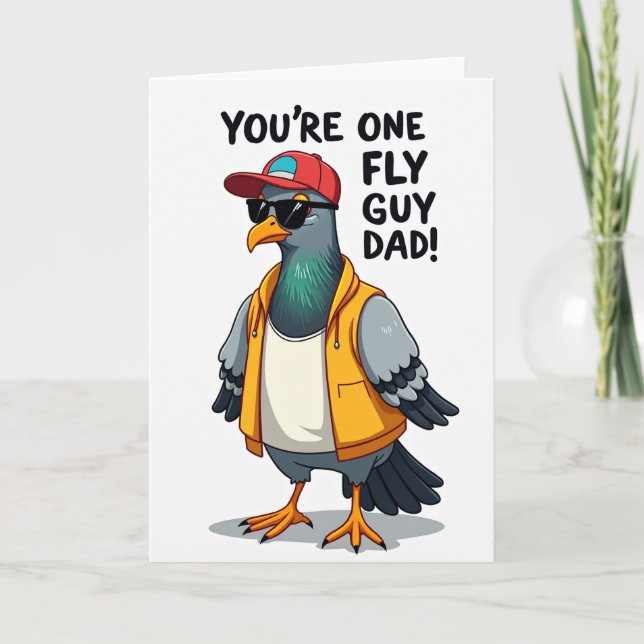 Hip Bird Youre One Fly Guy Card (Front)