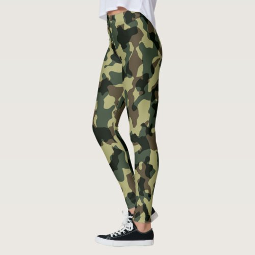 Hip Camping Camo Camouflage blind hunters Leggings