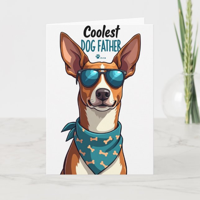 Hip Canine Fathers Day Card (Front)