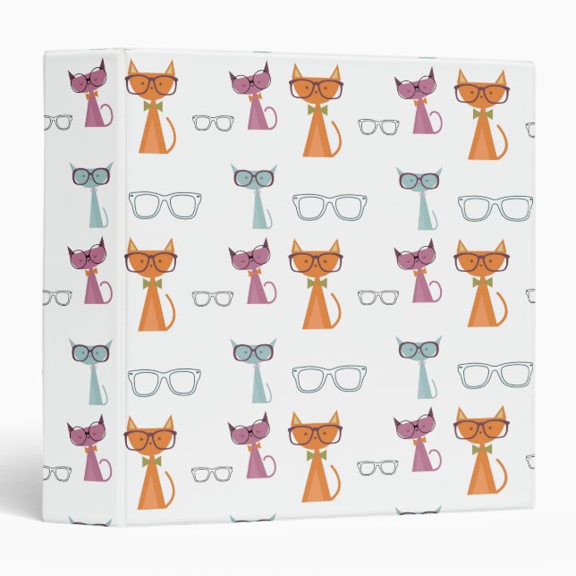 Hip Cats 3 Ring Binder (Front/Spine)