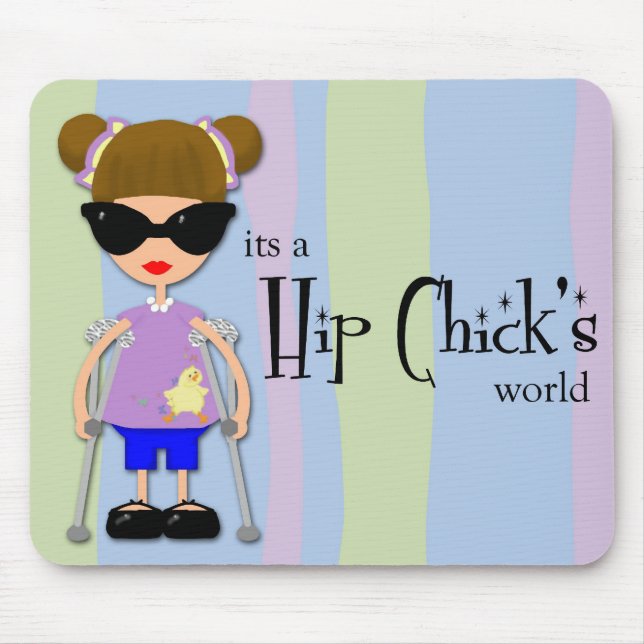 Hip Chick Mousepad (Front)