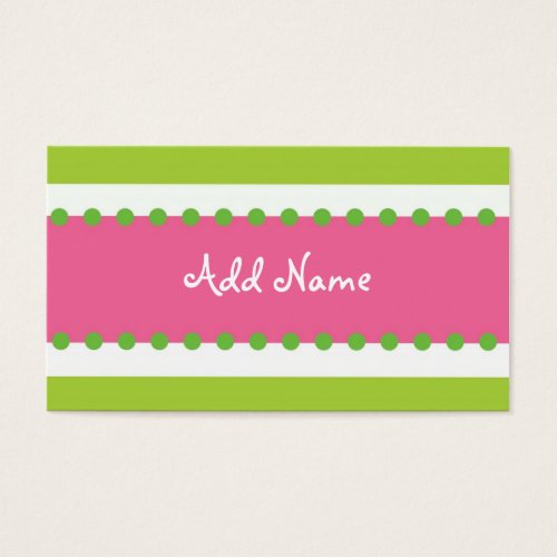 Hip Chick Profile Card Business Card