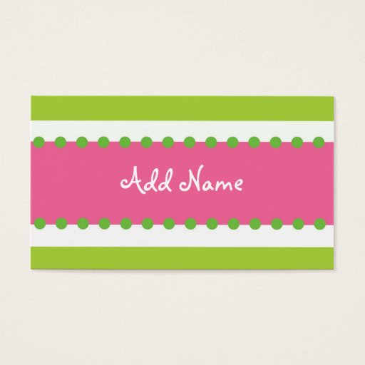 Customizable Hip Chick Profile Card Business Card