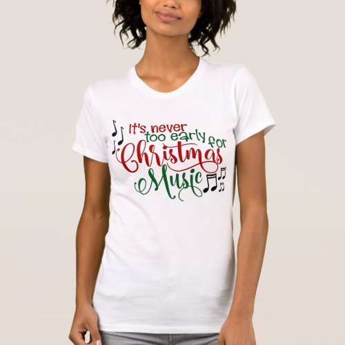 hip christmas music emoji funny christmas T_Shirt