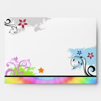 Hip Colorful 'N Groovy Envelope