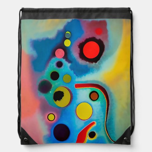 Hip Cool modern abstract backpack painting