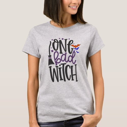 Hip crazy bad witch spooky  halloween shirts