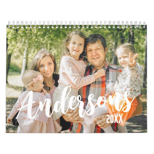 Hip Family Photo Calendars Personalized Custom Calendar