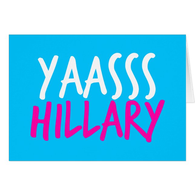 Hip Hillary Cards (Front Horizontal)