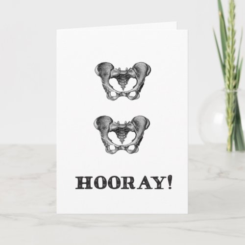 Hip Hip Hooray Anatomy Message Card