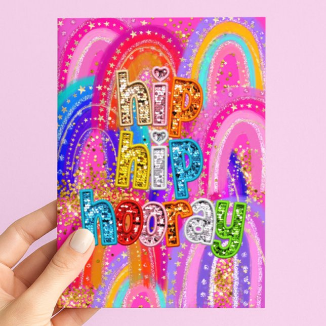 Hip Hip Hooray Birthday Card (Creator Uploaded)