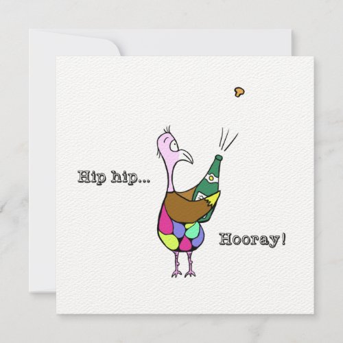 Hip Hip  Hooray Card