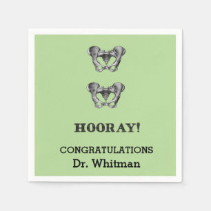 Hip Hip Hooray Personalized Graduation Napkin