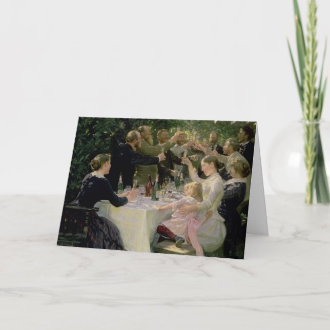 Hip Hip Hurrah! Artists' Party at Skagen, 1888 Card (Front)