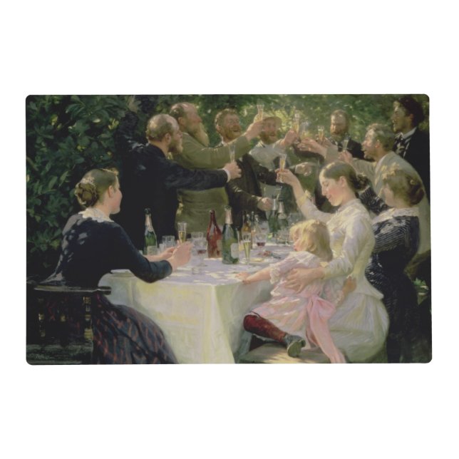 Hip Hip Hurrah! Artists' Party at Skagen, 1888 Placemat (Front)