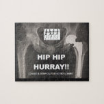 Hip Hip Hurray- Congrats on Hip Replacement Jigsaw Puzzle<br><div class="desc">Hip Hip Hurray. Congratulations on your Hip Replacement. I had my hip replaced in Sept 2015 and am doing great. I created this during my recovery time and tapped into my quirky Canadian sense of humor. hip, replacement, surgery, senior, geriatric, fun, funny, medical, recovery, funny, hilarious, humorous, “get well soon”,...</div>