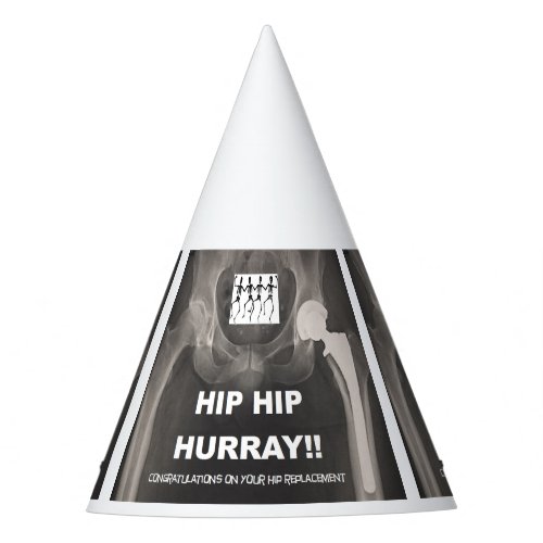 Hip Hip Hurray_ Congrats on Hip Replacement Party Hat
