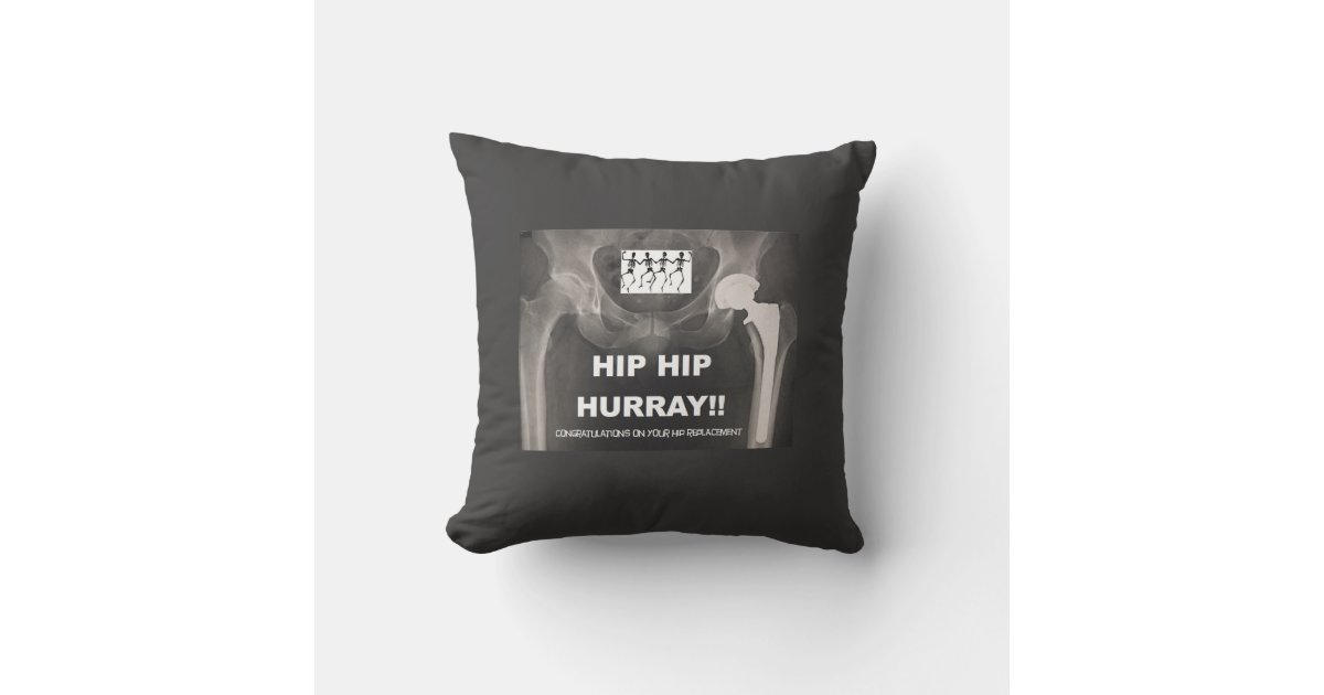 Hip replacement cushion