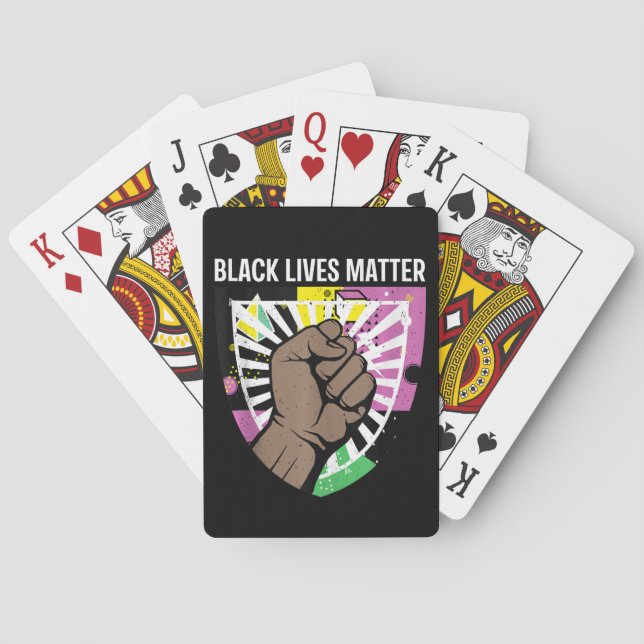 Hip Hop African American Black Pride First 1990s Poker Cards (Back)