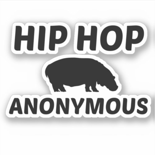 HIP HOP ANONYMOUS STICKER