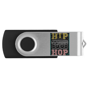 Hip Hop Artists Cassettes Old School Rap Flash Drive