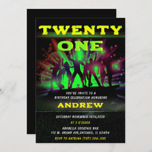 Hip Hop Birthday Invite Template
