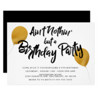 Hip Hop Birthday Party Invitation