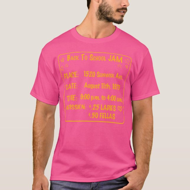 Hip Hop Birthplace 1520 Sedgwick Ave. 50 Years Of  T-Shirt (Front)