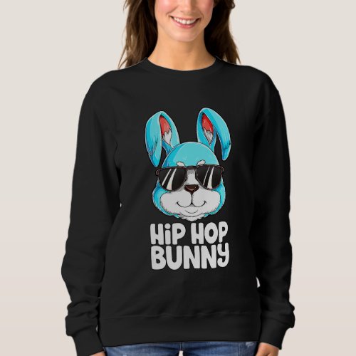 Hip Hop Bunny Easter Boys Girls Kids Men Rabbit Sweatshirt