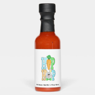 Hip Hop Bunny Easter Bunny Classic Rabbit Lover Hot Sauces