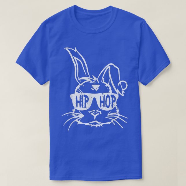 Hip Hop Bunny Old School Rap Trap Music  T-Shirt (Design Front)