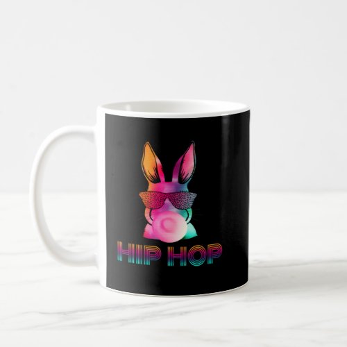 Hip Hop Bunny With Sunglasses Cute Easter  Rabbit  Coffee Mug