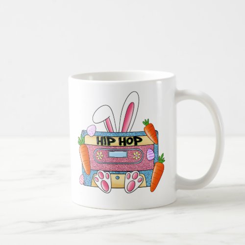 Hip Hop Cassette Tape Bunny Coffee Mug