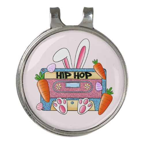 Hip Hop Cassette Tape Bunny Golf Hat Clip