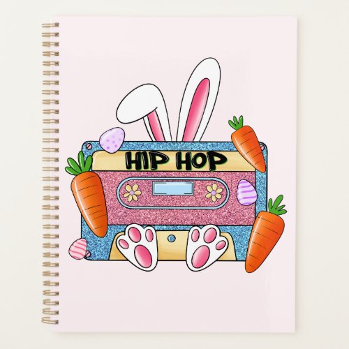 Hip Hop Cassette Tape Bunny Planner