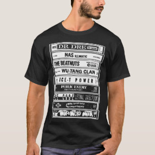 Hip Hop Cassettes Old School Rap T-Shirt