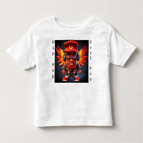Hip Hop Character Tee Evil Pop Phoenix Toddler T_shirt