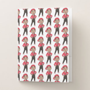 Hip Hop Crew Dance Competition Team Hiphop Girl Pocket Folder