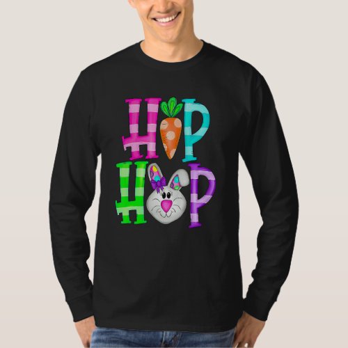 Hip Hop Cute Bunny   For Easter Toddler Kids 2 T_Shirt