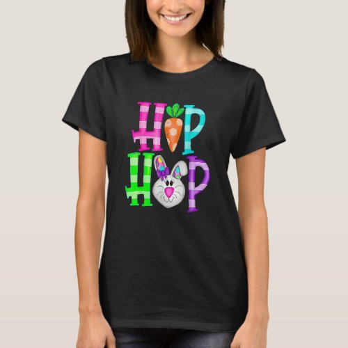 Hip Hop Cute Bunny   For Easter Toddler T_Shirt